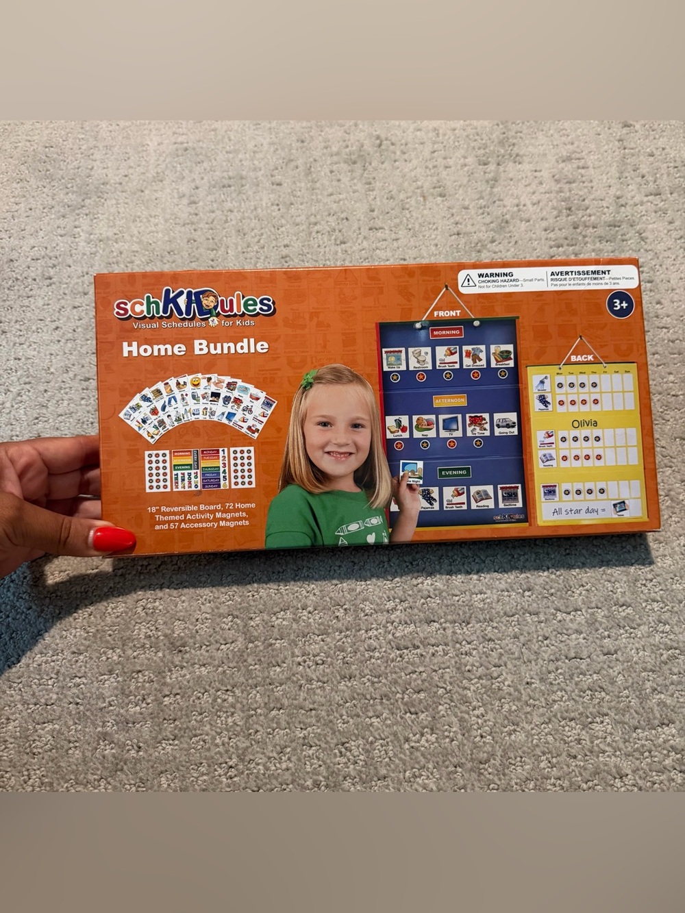 Kids Daily Routine Magnetic Board Visual Schedule
